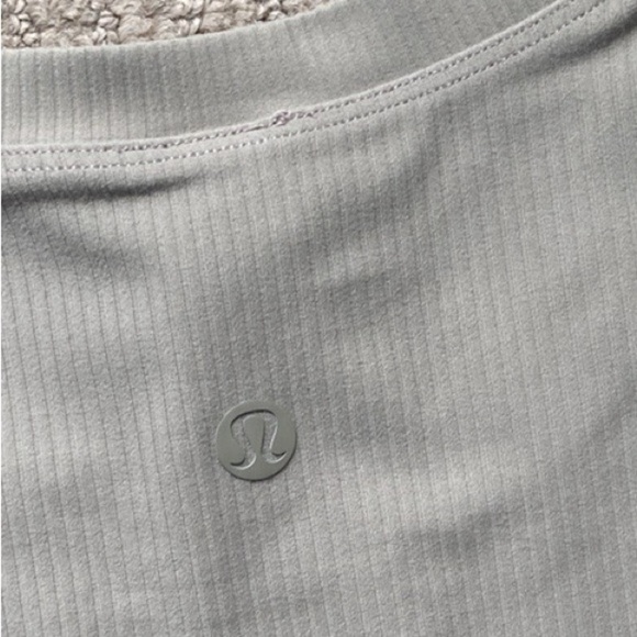 Lululemon All Aligned Ribbed Midi Dress, 10, Sheer Oak - Picture 7 of 9